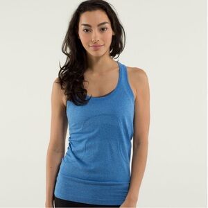 lululemon athletica Blue Tank Top